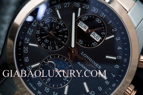 Review đồng hồ Longines Conquest Classic Chronograph Moonphase Review đồng hồ Longines Conquest Classic Chronograph Moonphase