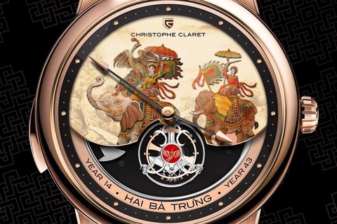 Bức tranh gốc trên đồng hồ Christophe Claret là của hoạ sĩ Việt Bức tranh gốc trên đồng hồ Christophe Claret là của hoạ sĩ Việt