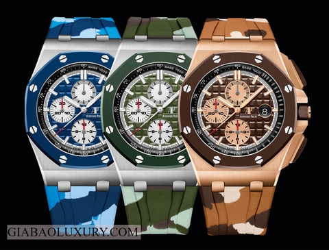 SIHH 2019: Giới thiệu Audemars Piguet Royal Oak Offshore Chronograph “Camo”