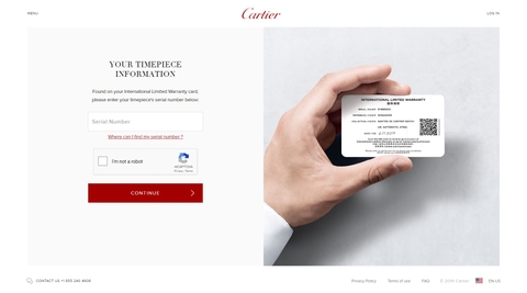 Cartier Care - Thời gian bảo hành đồng hồ kéo dài 8 năm