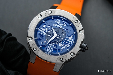 Cận cảnh đồng hồ Richard Mille RM033 Vàng trắng Cận cảnh đồng hồ Richard Mille RM033 Vàng trắng