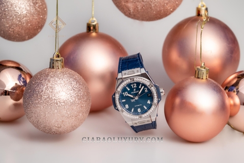 Review đồng hồ Hublot Big Bang One Click Steel Blue Diamonds 39mm - Một sắc xanh kiều diễm và bí ẩn