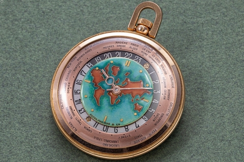 Đồng hồ Patek Philippe Cloisonné World Time ref. 605 HU DE “World Map”