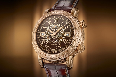 Siêu phẩm đồng hồ thế hệ mới: Patek Philippe Sky Moon Tourbillon Ref. 6002R Siêu phẩm đồng hồ thế hệ mới: Patek Philippe Sky Moon Tourbillon Ref. 6002R