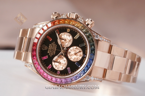 Chiếc đồng hồ Rolex Daytona Rainbow Everose Gold 116595RBOW đầu tiên tại Việt Nam