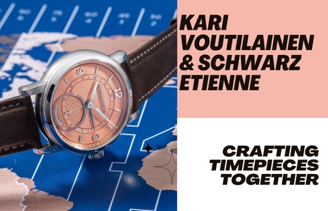 Kari Voutilainen x Schwarz Etienne – Mẫu đồng hồ đầu tiên với chức năng GMT Kari Voutilainen x Schwarz Etienne – Mẫu đồng hồ đầu tiên với chức năng GMT