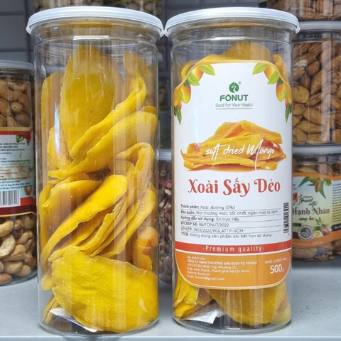 Xoài sấy dẻo ( hũ 500gr )