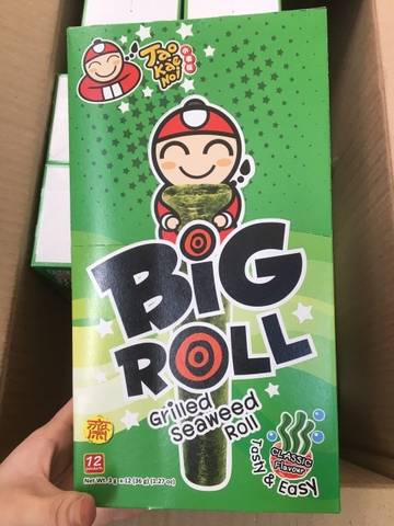 Rong biển sấy giòn BIG ROLL - 12 cái