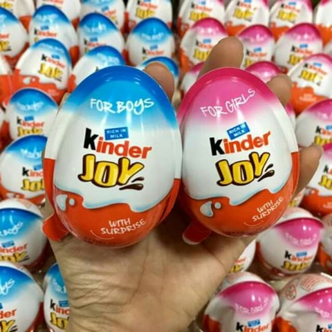 Combo 5 quả trứng Socola vỏ nhựa Kinder