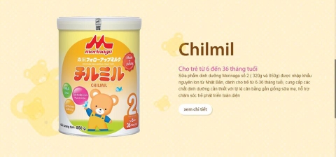 Sữa Morinaga Chilmil Số 2 850g - Hàng Nhập Khẩu Công Ty