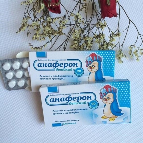 Anaferon Nga Tăng sức đề kháng, ngừa cảm lạnh và cúm cho bé