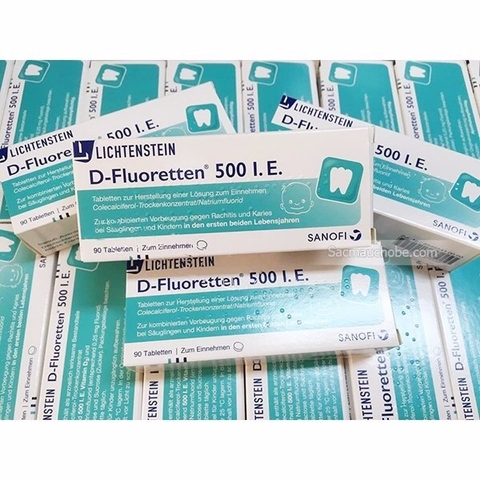 Vitamin D-fluoretten 500 i.e bổ sung vitamin D3