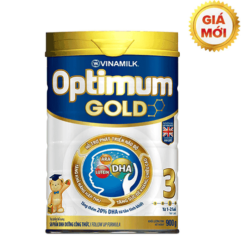 SỮA BỘT VINAMILK OPTIMUM GOLD 3 900G (HỘP THIẾC)