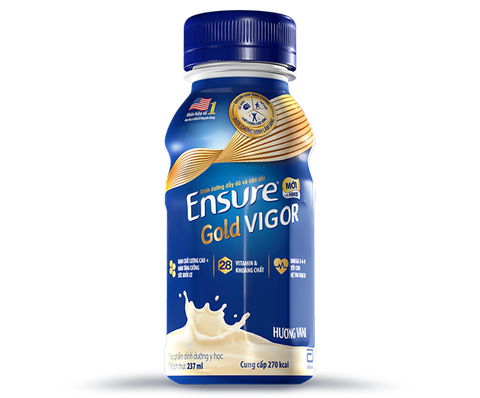 Thùng 24 chai Sữa nước Ensure gold vigor chai 237ml