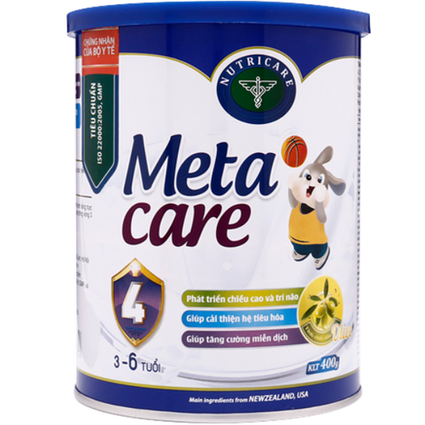 Meta Care 4 Olive 900g cho bé từ 3-6 tuổi
