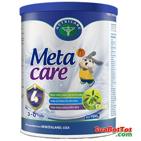 Meta Care 4 Olive 900g cho bé từ 3-6 tuổi