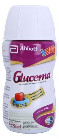 Thùng 30 chai Sữa nước Abbott Glucerna 220ml – thùng 30 chai