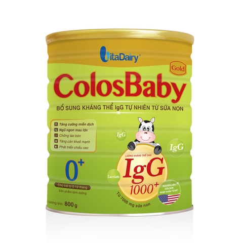 Sữa ColosBaby Gold 0+ 800g (trẻ từ 0 – 12 tháng)