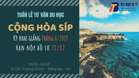 Tuần lễ Tư vấn du học Cộng hòa Síp 18/02 - 24/ 02