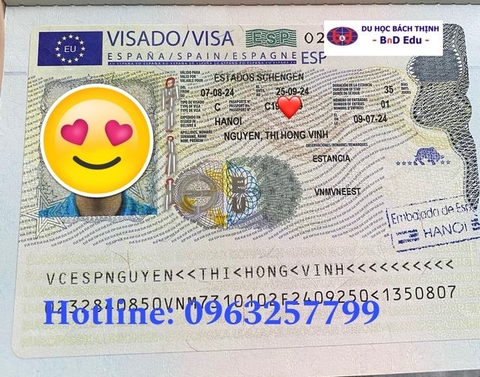 CHÚC MỪNG 07 KHÁCH HÀNG NHẬN VISA TÂY BAN NHA DIỆN THĂM THÂN