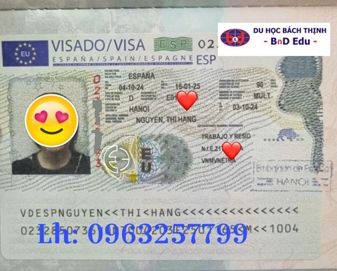 CHÚC MỪNG KHÁCH HÀNG ĐƯỢC CẤP VISA DIỆN LAO ĐỘNG TẠI TÂY BAN NHA