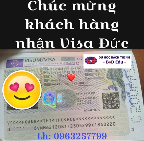 CHÚC MỪNG 18 KHÁCH HÀNG ĐƯỢC CẤP VISA DIỆN THĂM THÂN DU LỊCH TẠI CHÂU ÂU