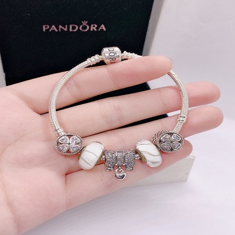 VÒNG TAY PANDORA BẠC XI KIM GIÁ RẺ