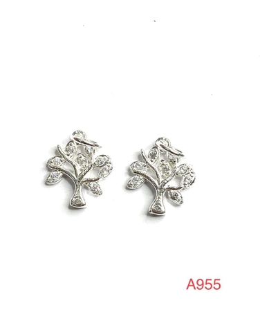 Charm cây gia đình gắn đá treo T031