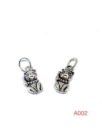 charm bạc mèo thần tài