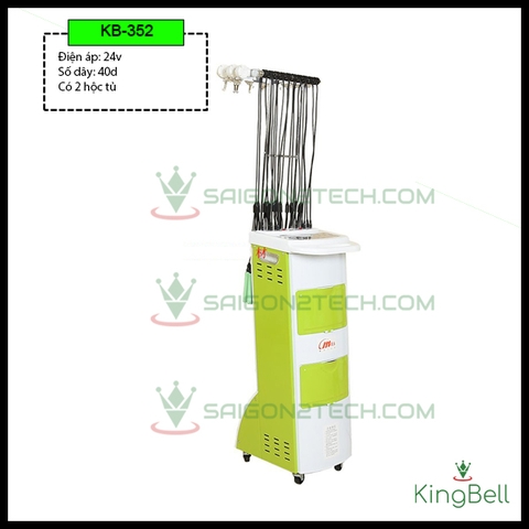 MÁY UỐN TÓC SETTING KINGBELL 40 DÂY CÓ 2 TỦ KB-352