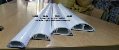 Ghen bán nguyệt  90x22 màu xám,màu trắng,màu vân gỗ