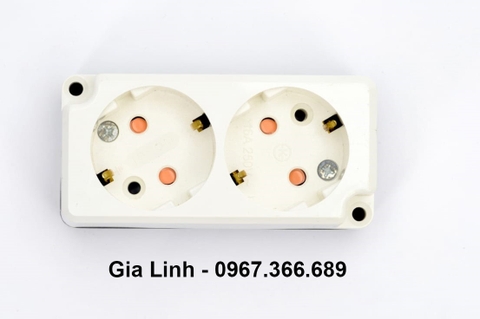 Ổ CẮM ĐIỆN LIỀN ĐẾ 2 DOSEL HÀN QUỐC DC1211