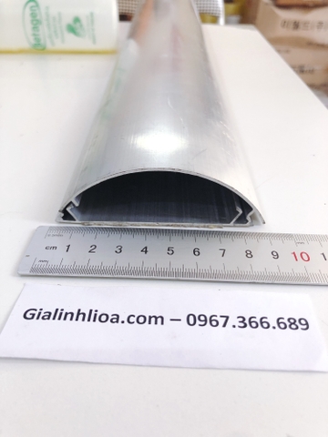 Ghen Bán Nguyệt Nhôm D90x22