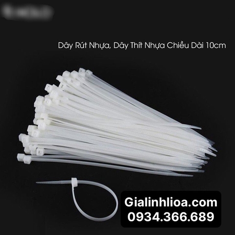 Lạt nhựa 10cm (Dây rút nhựa)