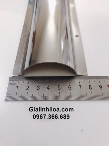 Ghen bán nguyệt Inox D80