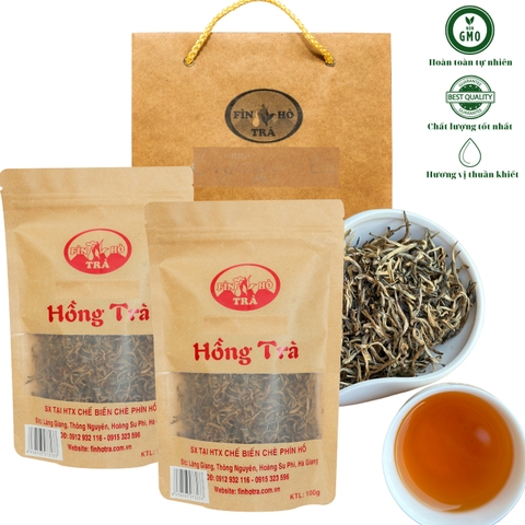 HỒNG TRÀ BÚP ORGANIC EU (Gói TL: 100g)