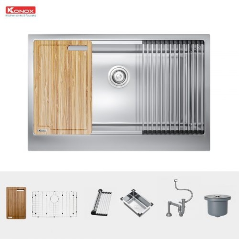 Chậu rửa bát Workstation Sink – Apron Sink KN8051AS Retta