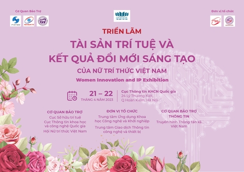 Triển lãm Tài sản trí tuệ và kết quả đổi mới sáng tạo của Nữ trí thức