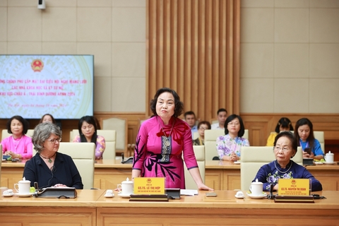 Thủ tướng tiếp các nhà khoa học và kỹ sư nữ khu vực châu Á - Thái Bình Dương (INWES-APNN) 2024