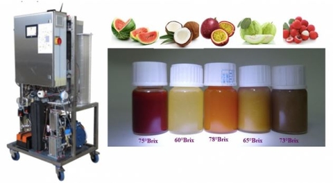 Công nghệ cô đặc nước quả JEVA của PGS. TS. Nguyễn Minh Tân
