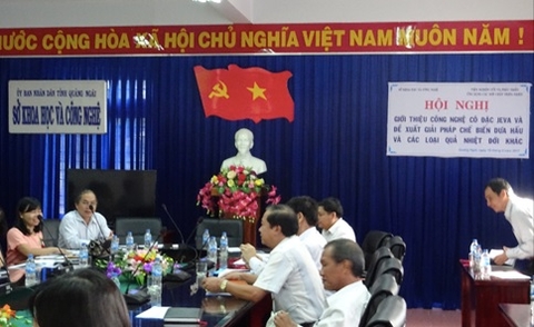Hội nghị giới thiệu công nghệ cô đặc JEVA và giải pháp chế biến dưa hấu tại tỉnh Quảng Ngãi