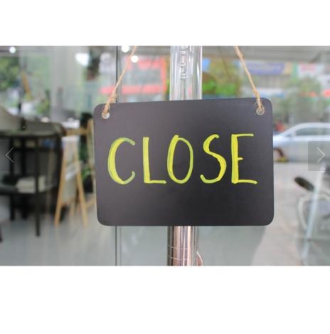 BẢNG GỖ TREO CỬA OPEN / CLOSE