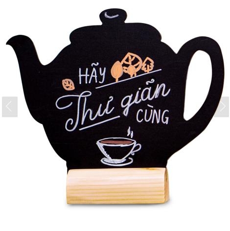 BẢNG MENU ĐỂ BÀN TEAPOT