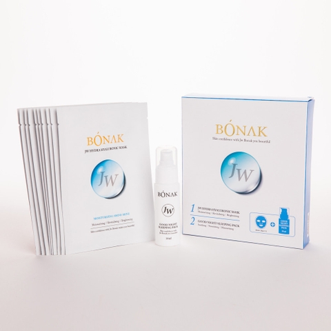JW BONAK HYDRA HYALURONIC MASK SET
