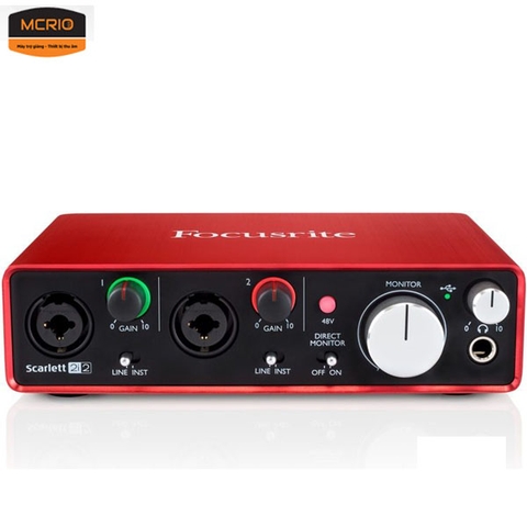 Card sound thu âm Focusrite Scarlett 2i2