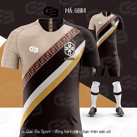 Quần áo bóng đá Không Logo thiết kế GB114