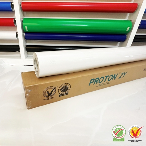 Chống trầy xước & Bền màu: Màng Cán Proton 2Y Kháng Tia UV - Giải Pháp Hoàn Hảo cho Sản Phẩm Của Bạn!