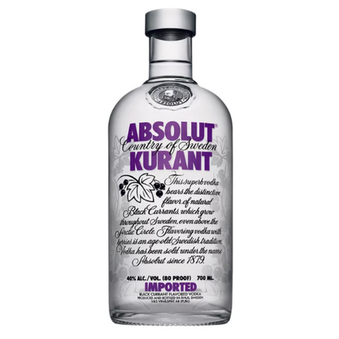 Ruou Vodka Absolut Kurant(nho)0.75L