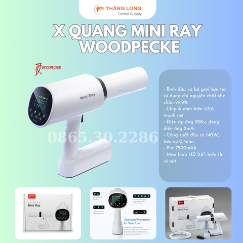 MÁY X QUANG CẦM TAY MINI RAY WOODPECKE - PHÂN PHỐI CHÍNH HÃNG
