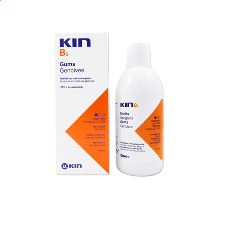 Nước súc miệng KIN B5 làm sạch mảng bám và phục hồi nướu răng - Chai 500ml